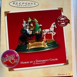 Hallmark Wizard of Oz. Horse of a different color.